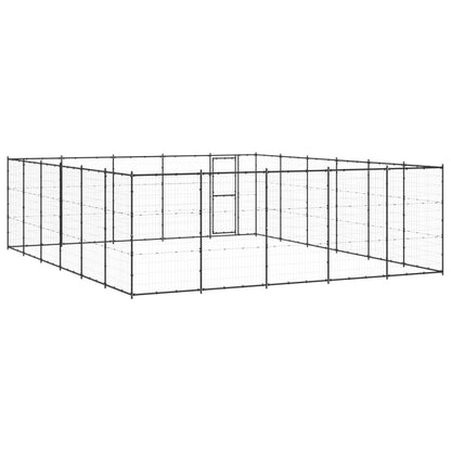 Vidaxl Perrera De Exterior De Acero 36,3 M²_3