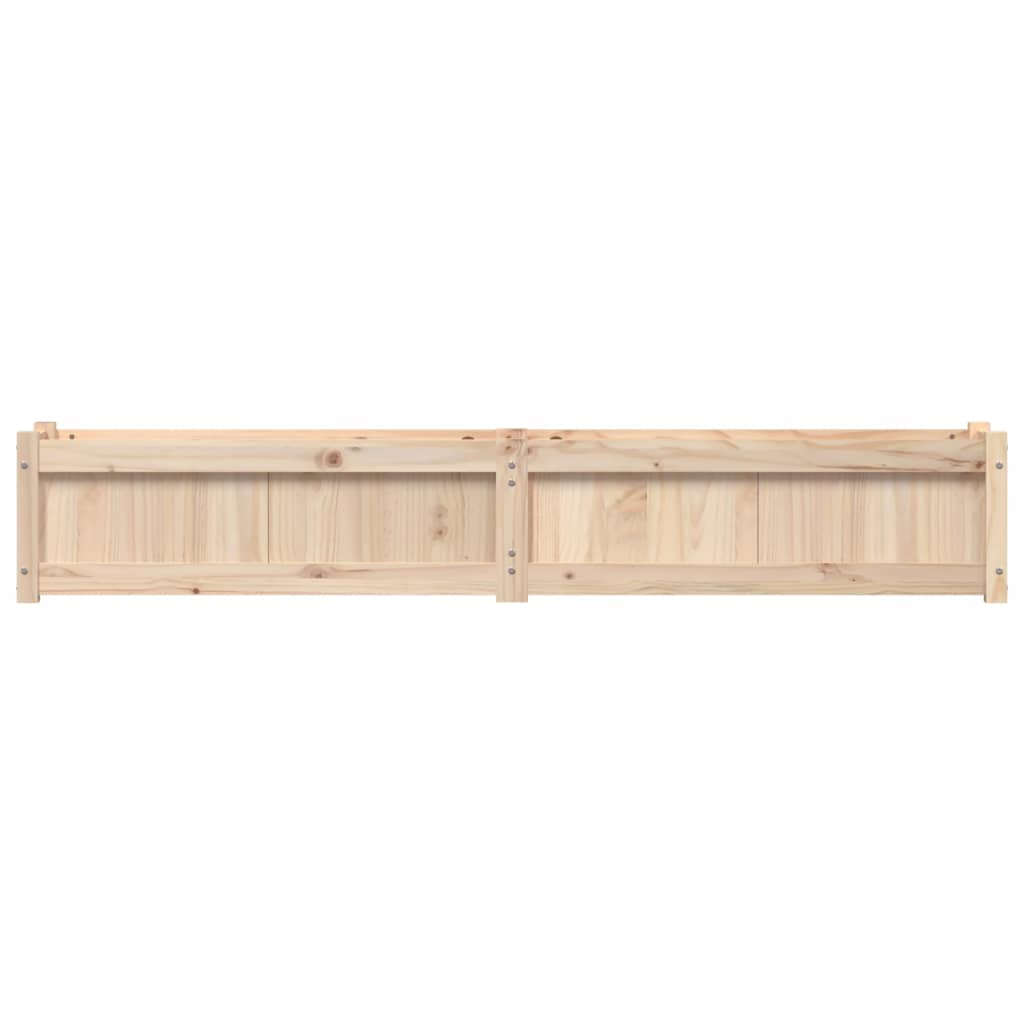 Jardinera De Madera Maciza De Pino 180x31x31 Cm_4