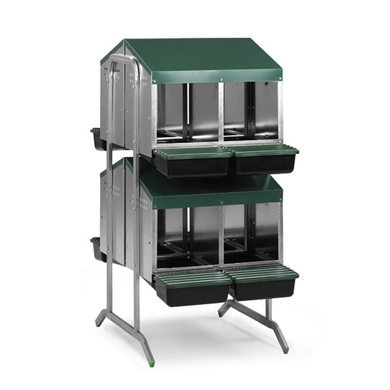 Ponedero Para Gallinas Con Cajón Escamoteador - 8 Huecos_0