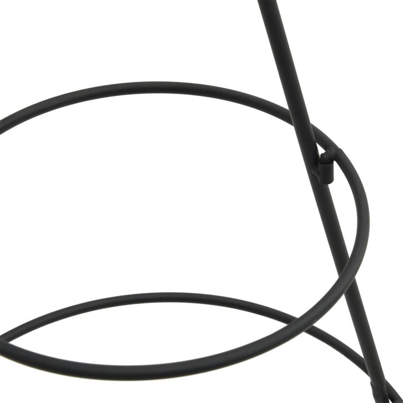 Vidaxl Árbol De Navidad Para Decoración Metal Negro 125 Cm_5