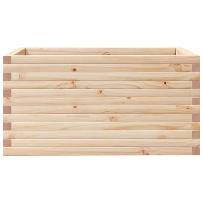 Jardinera De Madera Maciza De Pino 90x60x45,5 Cm_4