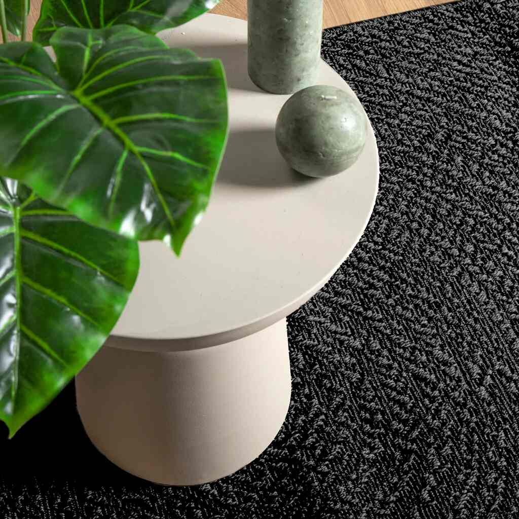 Vidaxl Alfombra Zizur Apariencia Yute Interior Exterior Antracita_1