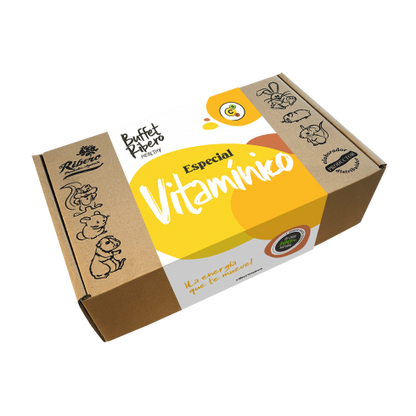 Ribero Buffet de Vitaminas Saudáveis ​​​​para Coelhos e Roedores