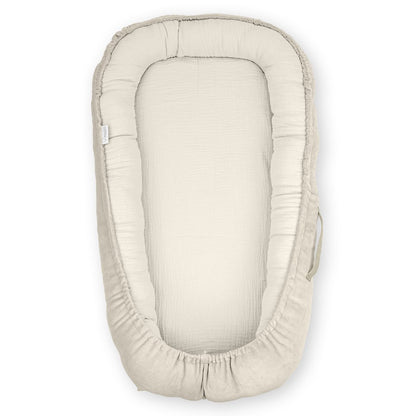 Cuna Nido Colecho Bebe Muselina Vanilla_0