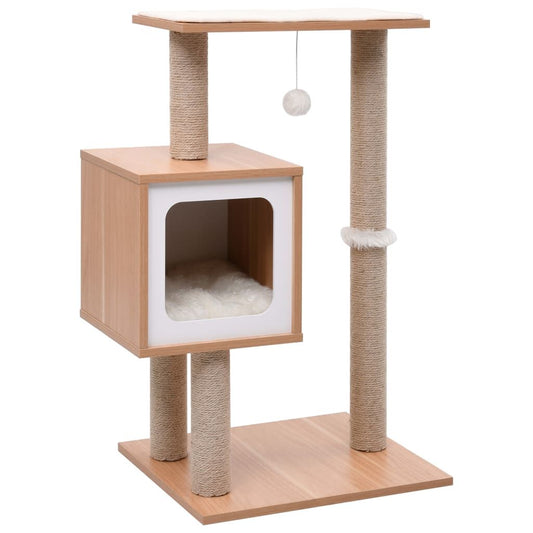 Vidaxl Rascador Para Gatos Con Alfombra Rascadora De Sisal 82 Cm_0