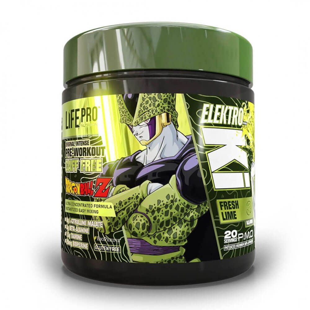 Elektro Ki Sin Cafeína Dragon Ball Z Edición Limitada - 400g - Lima - Pre Entreno Sin Estimulantes - Lifepro_0
