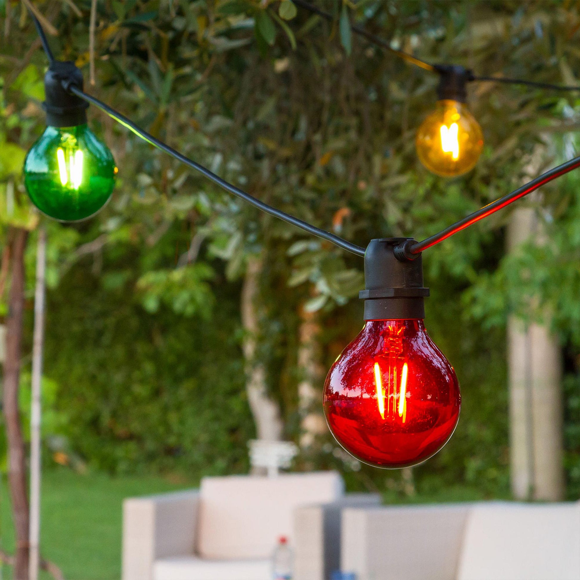 Well Home Cadena De Luces Led Multicolor Con Temporizador Y 10 Bombillas_2