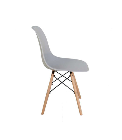 Pack De 4 Sillas Md-velez Acabado En Polipropileno Gris, 83cm(alto) 50.5cm(ancho) 46.5cm(l_2