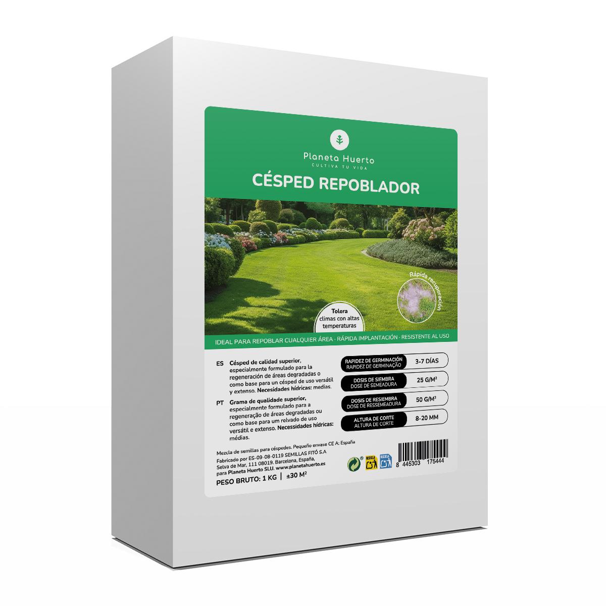 Sementes de Relva Repovoadora Planeta Huerto 1 kg