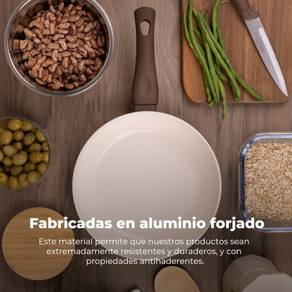 Juego De Asador + Wok + Sartén Asador En Aluminio Forjado De La Colección 'natur'_4
