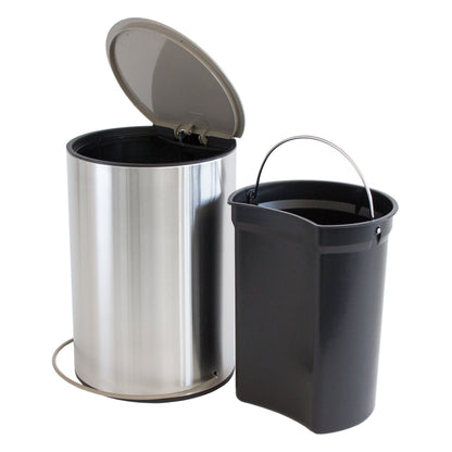 Cubo De Basura 5l, Cromado, 5 Litros_3