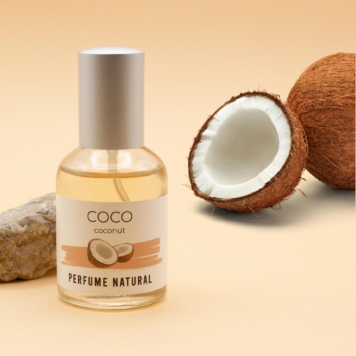 Perfume Natural De Coco 50 Ml | Fragancia Dulce Tropical | Aroma Exótico Y Suave | Perfume Femenino Duradero_1
