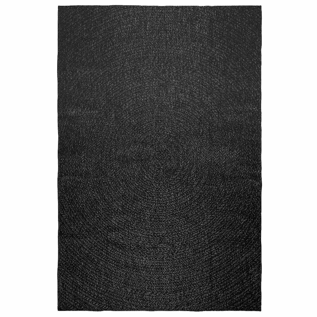 Vidaxl Alfombra Zizur Apariencia Yute Interior Exterior Antracita_0
