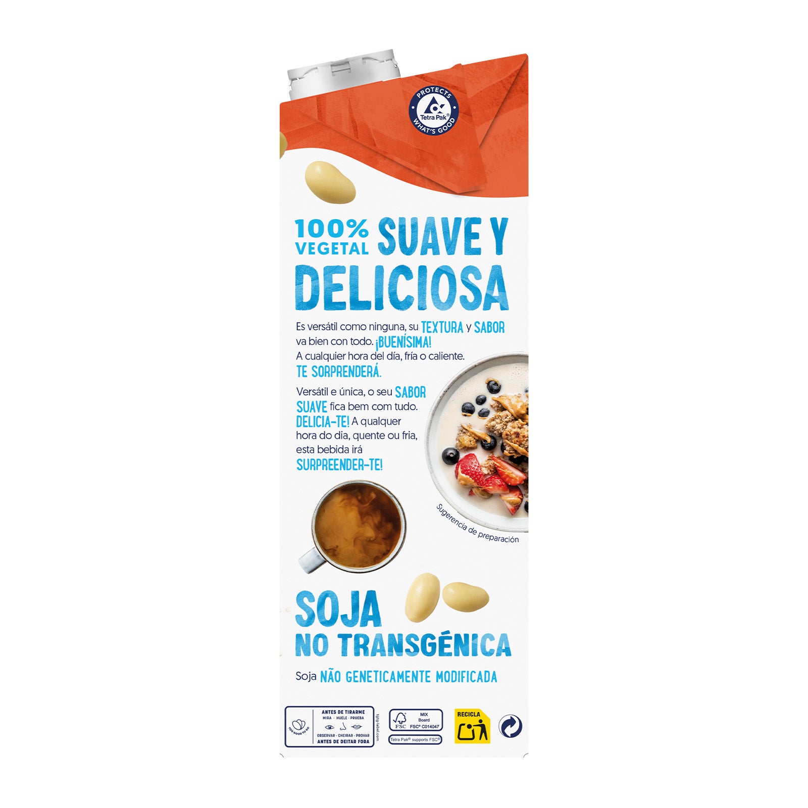 Bebida de soja sem açúcar Alpro 1 litro