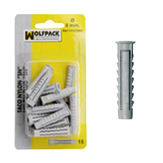 Taco Nylon  Sn      6 Mm. (30 Piezas)