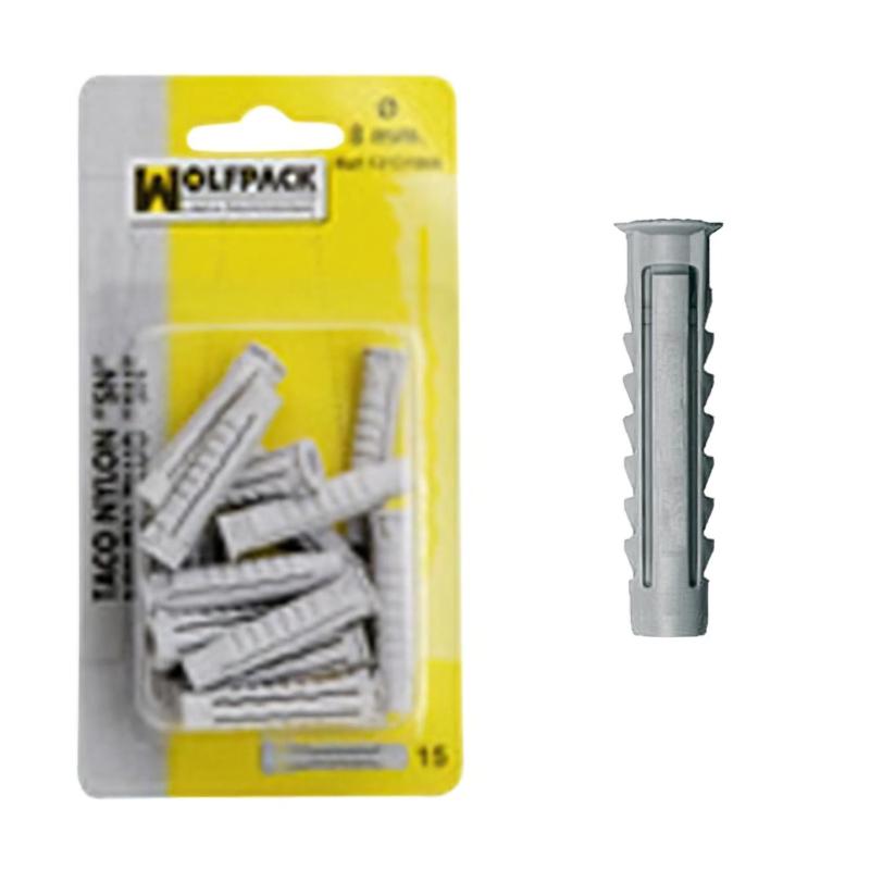 Taco Nylon  Sn    12 Mm. (6 Piezas)