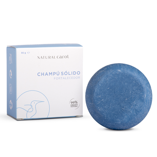 Champô sólido fortalecedor Carol Natural 85 g