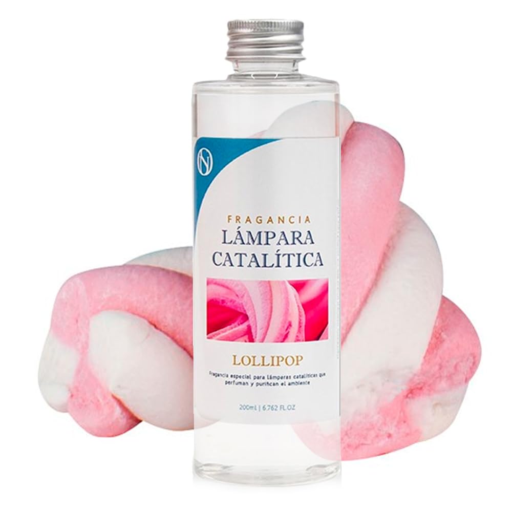 Pack Lámpara Catalítica Mosaico Bicolor + Fragancia Lollipop 200ml + Limpiador Neutro 200ml + Mecha Repuesto_2
