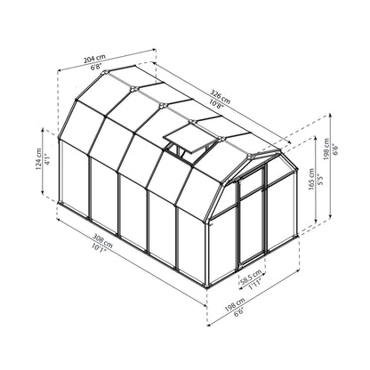 Estufa Eco Grow 321x204 cm 