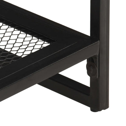 Mesa De Centro De Madera Maciza Reciclada 110x60x35 Cm_3