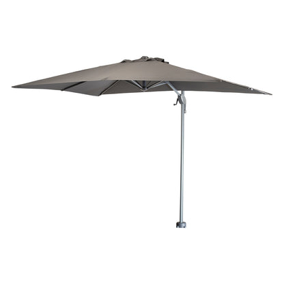 Parasol De Jardín Descentrado Con Mástil Lateral, Rectangular 200x300 Cm, Inclinable Y Giratorio 360 Grados Con Manivela, No Incluye Base De Parasol_0