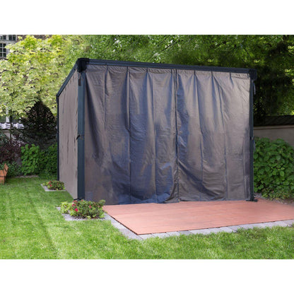 Conjunto de cortinas para gazebo gazebo Palermo 3000/3500/3600 + Milano 3000 + Martinique 3600 Canopia da Palram