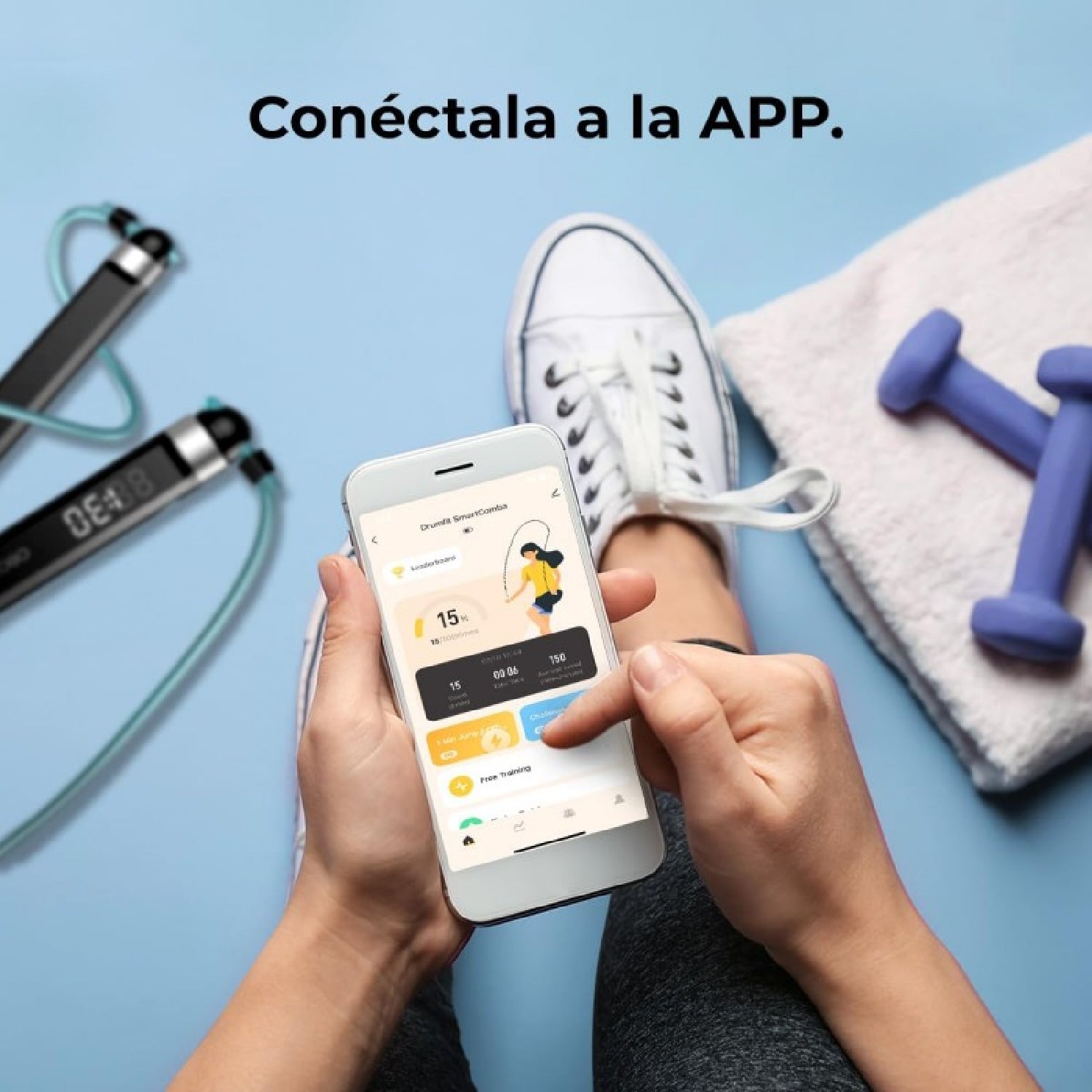 Cecotec Smart Rope Drumfit Smartcomba 3000 Connected_2