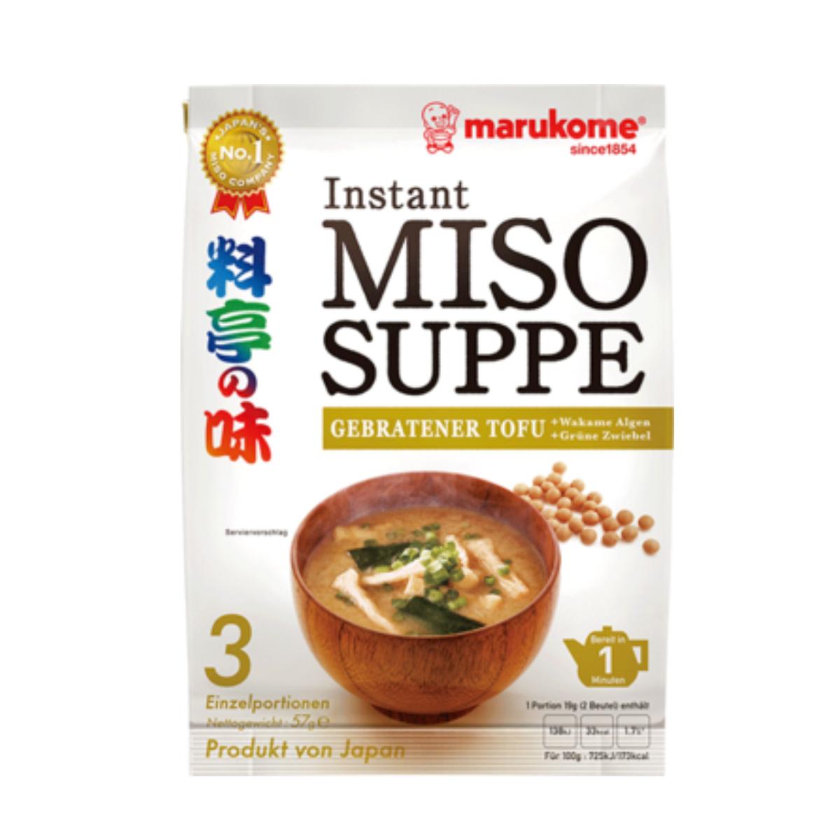 Pasta de sopa de miso com tofu frito 57g