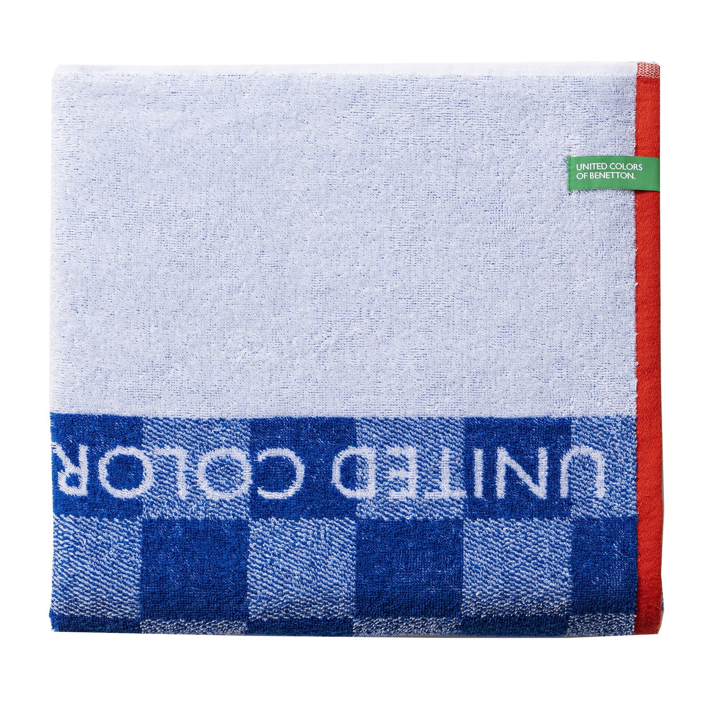 Toalla De Playa De Niño 70x140cm 450gsm 100% Algodón Azul Cuadros Kids