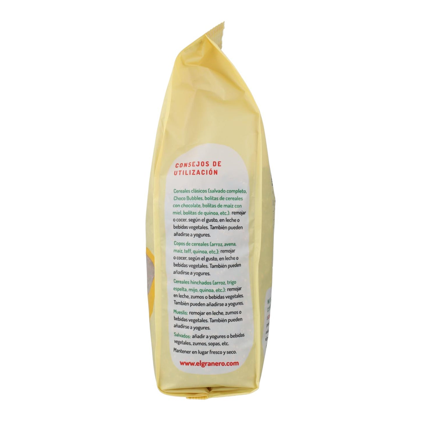 Arroz integral tufado El Granero com agave e cacau, 300g 