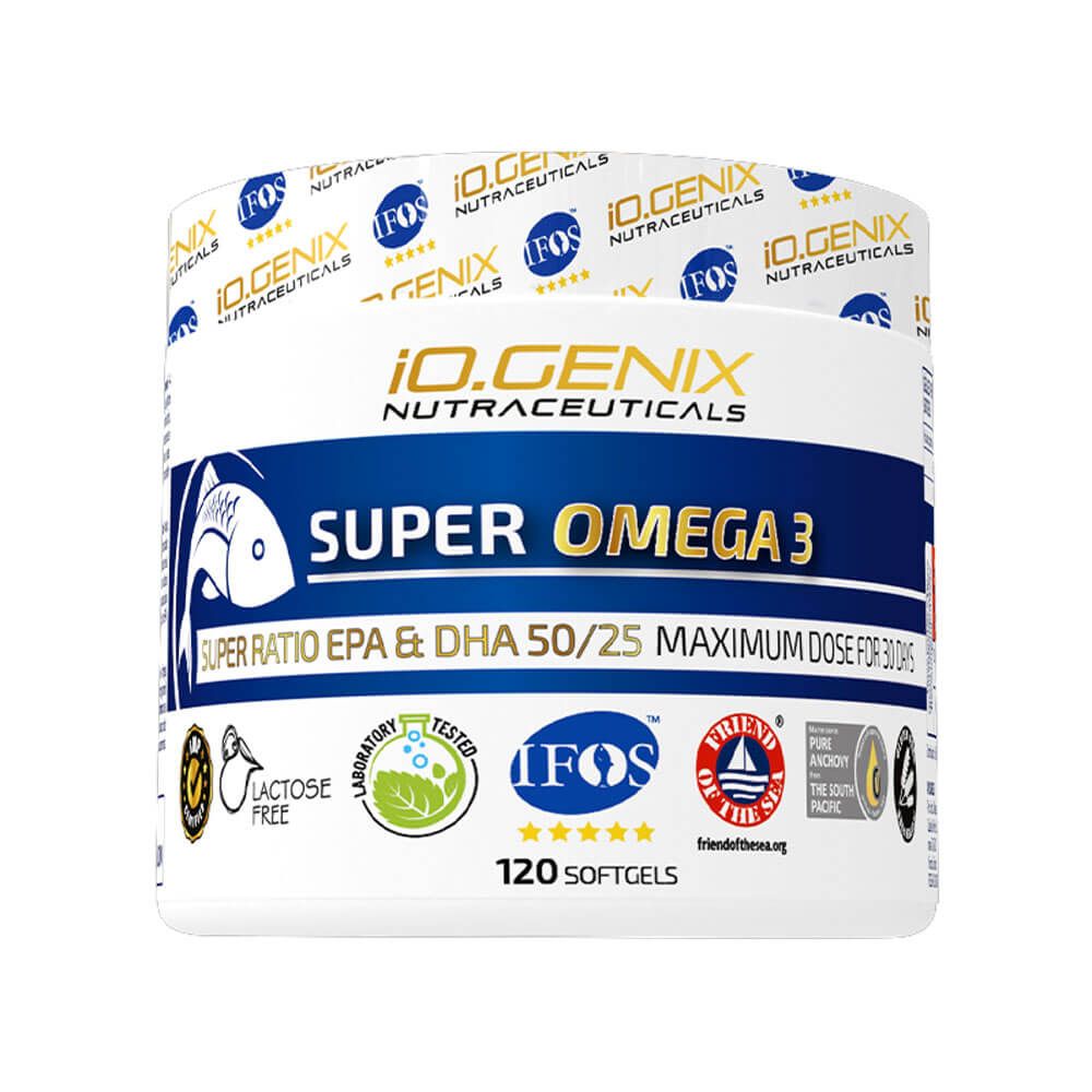 Super Omega 3 Epa & Dha 50/25 - 120 Softgels - Omega 3 - Io.genix_0