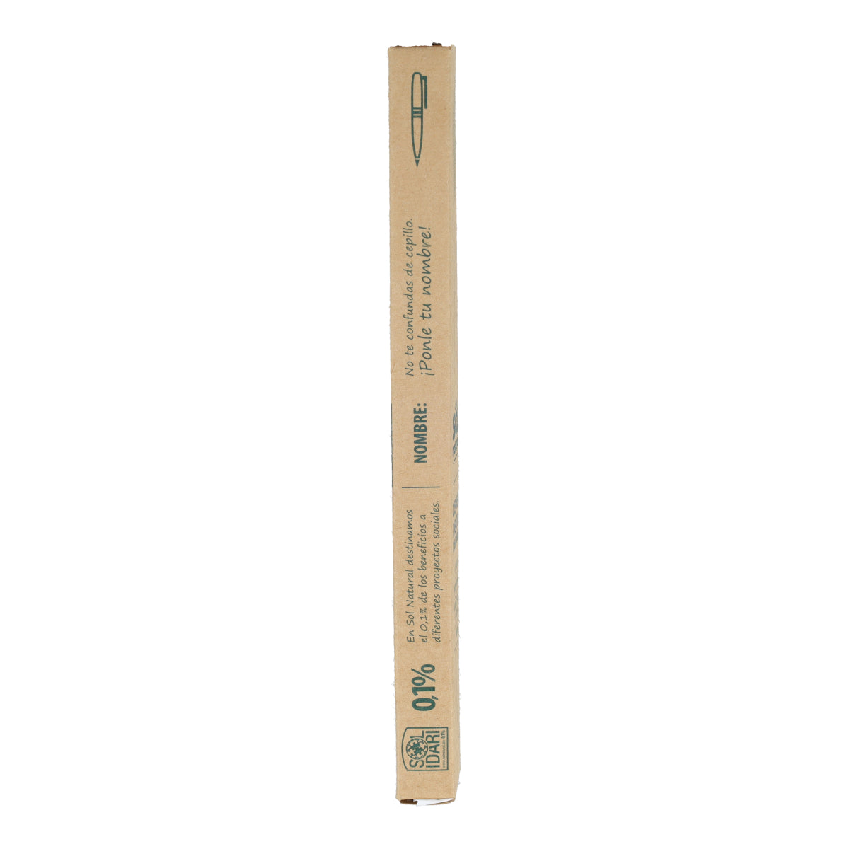 Escova de dentes em bambu Sol Natural para adultos