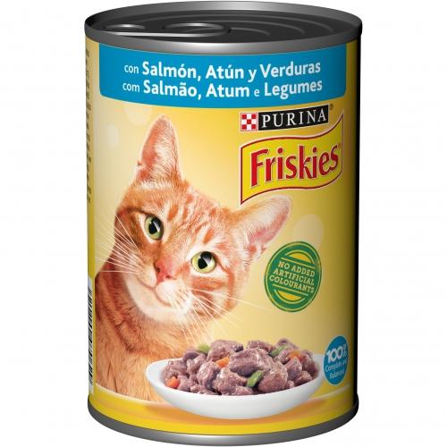 FRISKIES Cat ADULT Salmão e Atum Molhados em Molho 400g