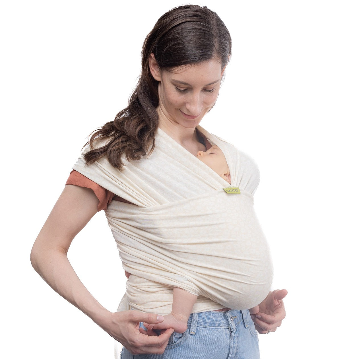 Fular Elástico Portabebé Bambú, Boba Wrap Serenity. Oat Meadow_0