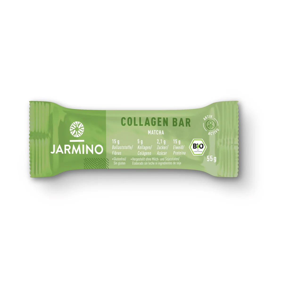Barra de Colagénio Matcha Orgânico 55g