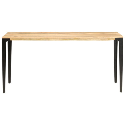 Mesa De Comedor De Madera Maciza De Mango 160x80x76 Cm_0