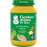 Puré de ervilhas, batata e frango biológico Gerber Baby, pote 190g