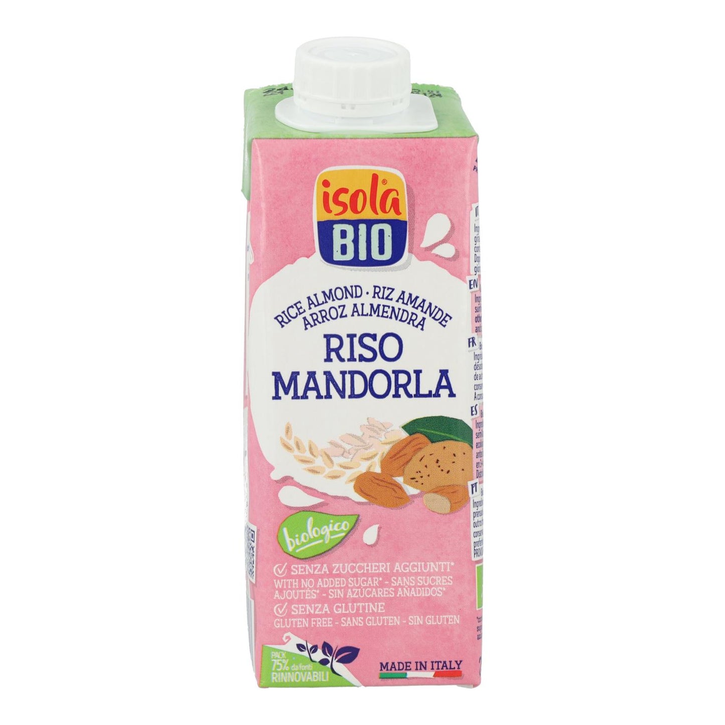 Bebida Orgânica Isola de Arroz e Amêndoa 250 ml