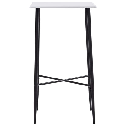 Mesa Alta De Cocina Mdf Blanco 60x60x111 Cm_0