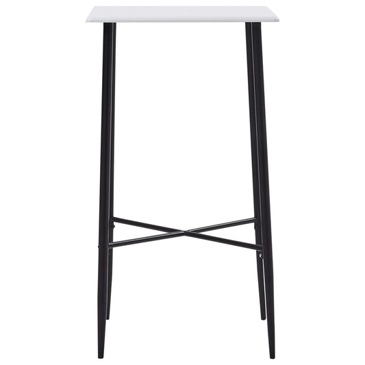Mesa Alta De Cocina Mdf Blanco 60x60x111 Cm_0