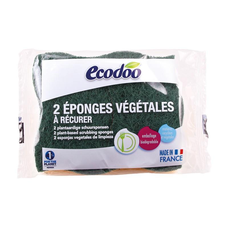Esponja de limpeza vegetal Ecodoo 2 peças