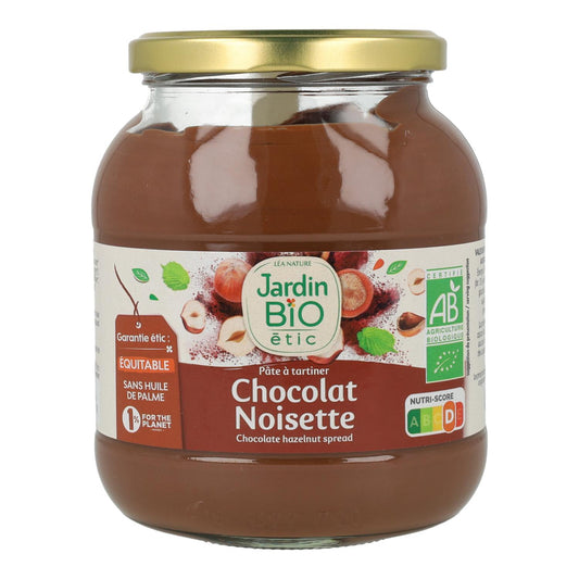 Creme de Cacau com Avelãs Sem Óleo de Palma Jardin Bio 350 g