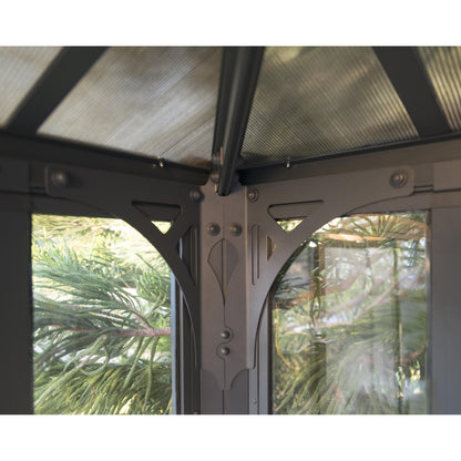 Gazebo fechado Ledro, 430x295 cm, Canopia, da Palram 