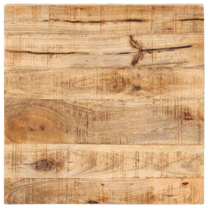 Mesa Alta De Bar Cuadrada Madera De Mango Rugosa 50x50x110 Cm_1
