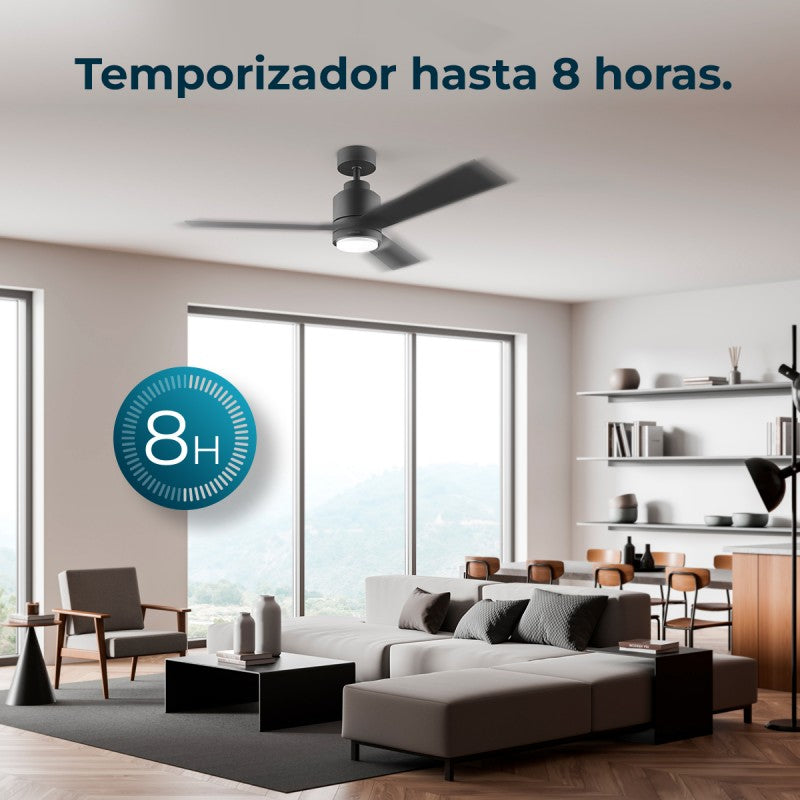 Cecotec Ventilador De Techo Con Luz Ventilador De Techo Energysilence Aero 4850 Style Black_3