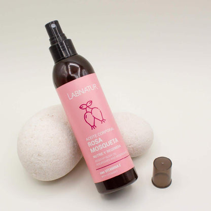 Aceite Corporal de Rosa Mosqueta Labnatur 200 ml | Regeneración y Elasticidad | Estrías, Manchas y Cicatrices | Vegano_1
