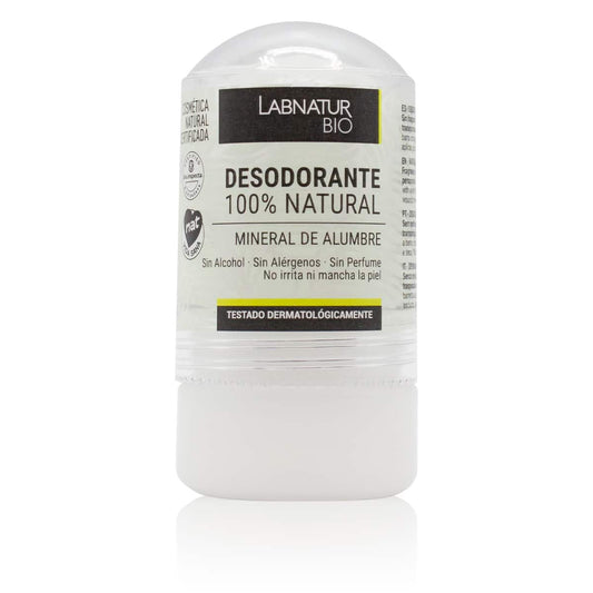 Desodorante Natural de Alumbre Stick 60 G | Control Olor 24h | Sin Aluminio Añadido | Piel Sensible_0