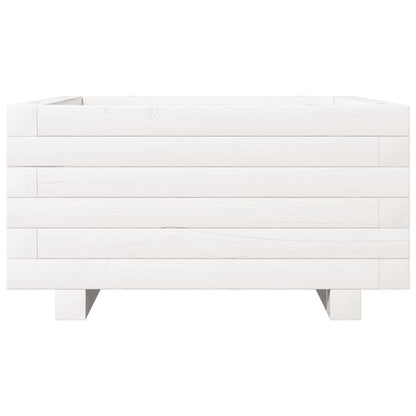 Jardinera De Madera Maciza De Pino Blanco 50x50x26,5 Cm_4