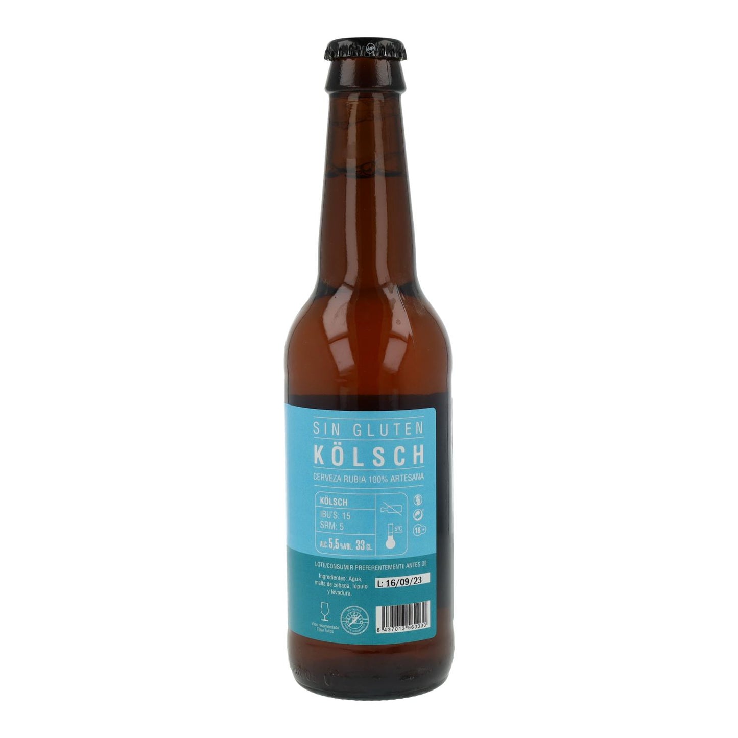 La Ribera Rubia Cerveja Artesanal Sem Glúten 330 ml