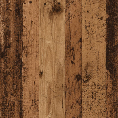 Mueble De Pared Madera Ingeniería Madera Envejecida 78x18x71 Cm / Vetonek_4